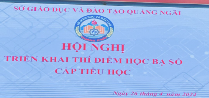 Triển khai thí điểm Học bạ số cấp Tiểu học